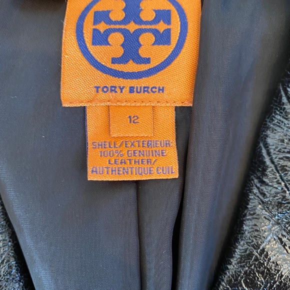 Tory Burch Black Leather Jacket - Picture 3 of 6